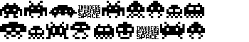 download invanders from space font